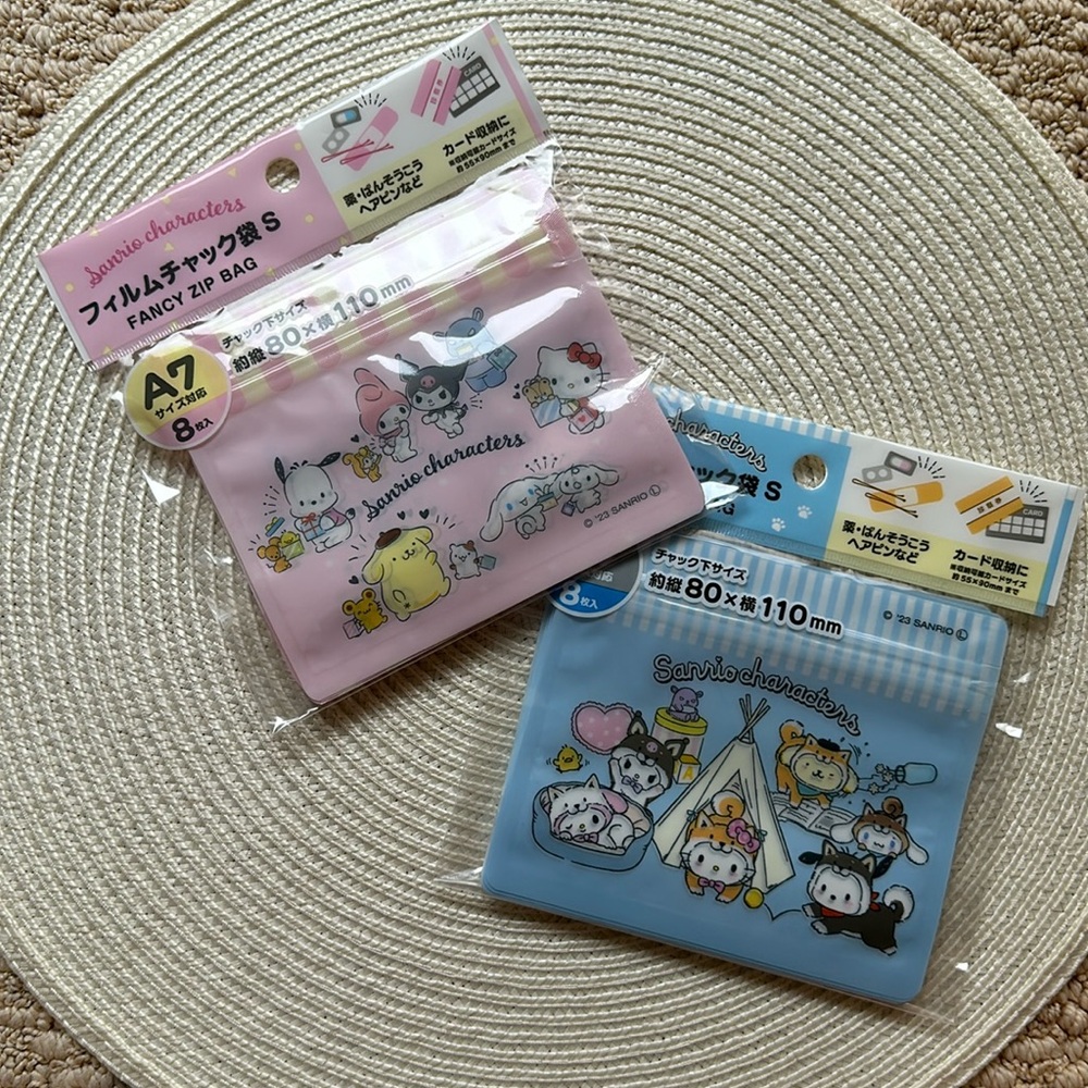 Sanrio Zip Bags